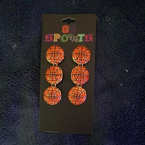 Basketball Dangle Earrings